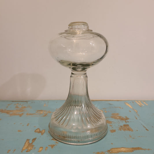 Plant Base Medium Antique Oil Lamp