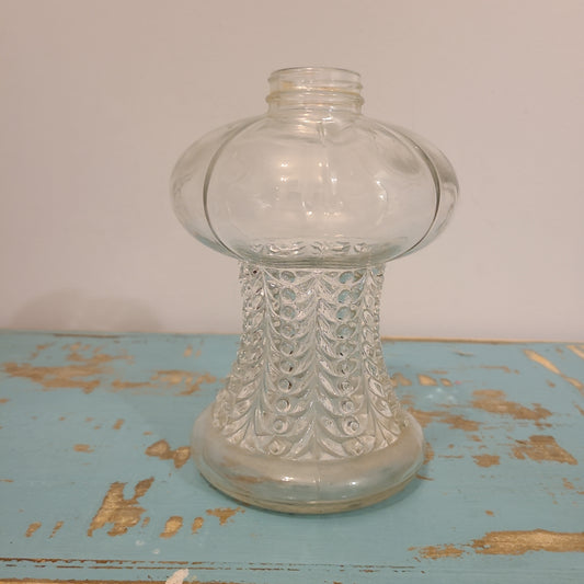 Plant Base Medium Antique Oil Lamp Decorative Neck