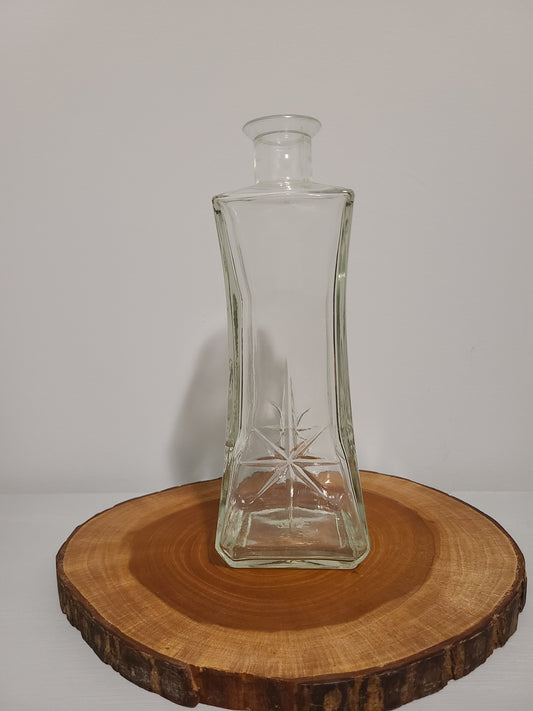 Plant Base Large Antique Decanter