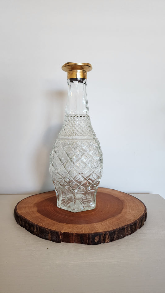 Plant Base Large- Antique Crystal Decanter