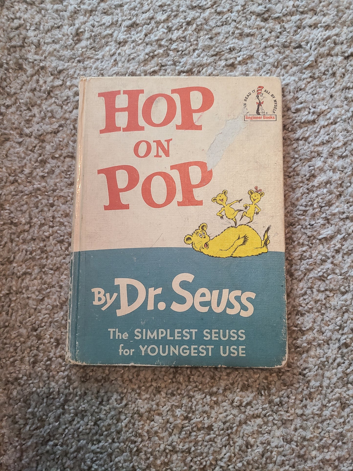 1963 1st Edition Hop on Pop by Dr. Seuss