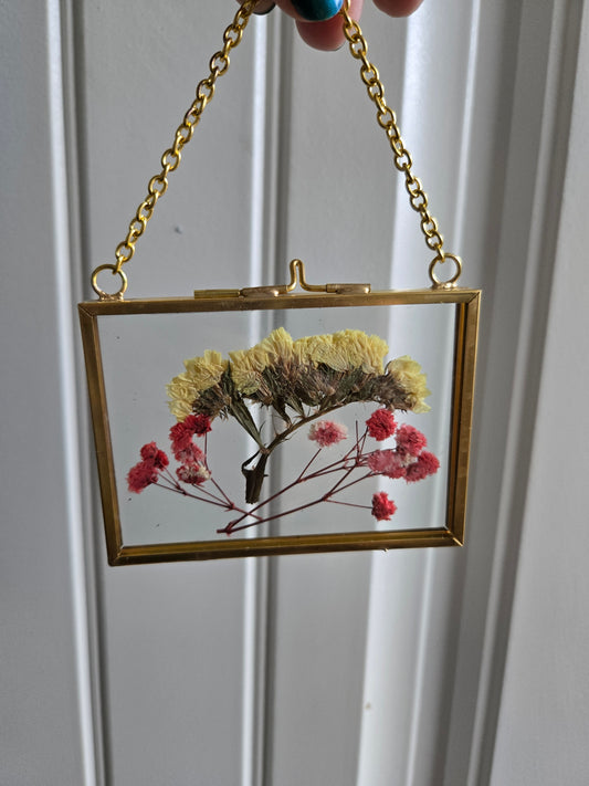 Pink and White Flower Suncatchers