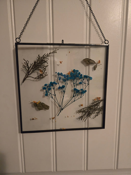 8x8 Blue and Brown Suncatcher