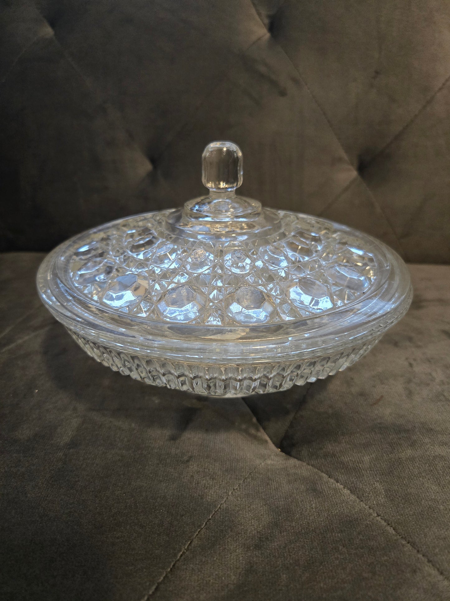 Indian Glass Candy Dish