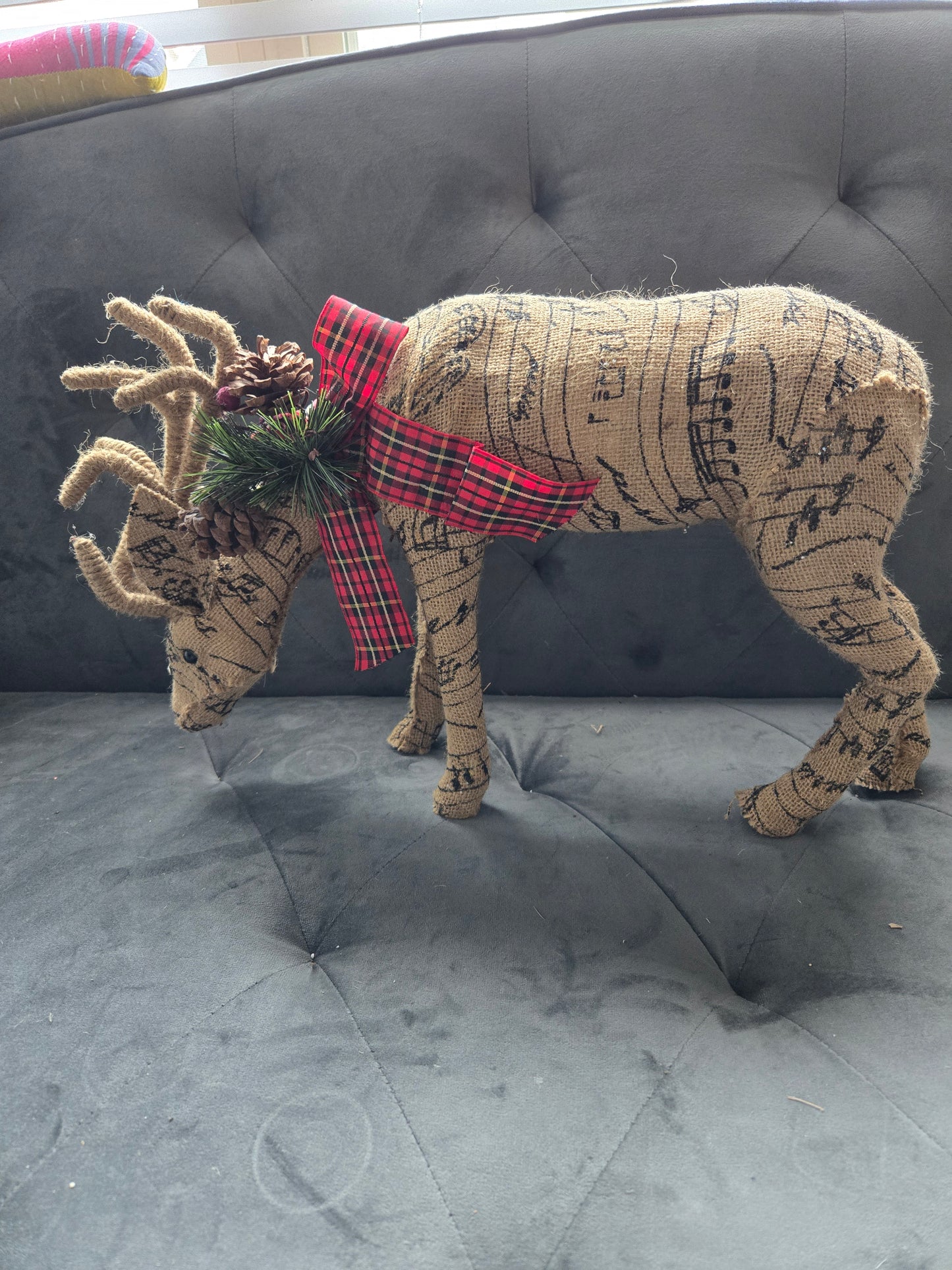 Burlap Reindeer