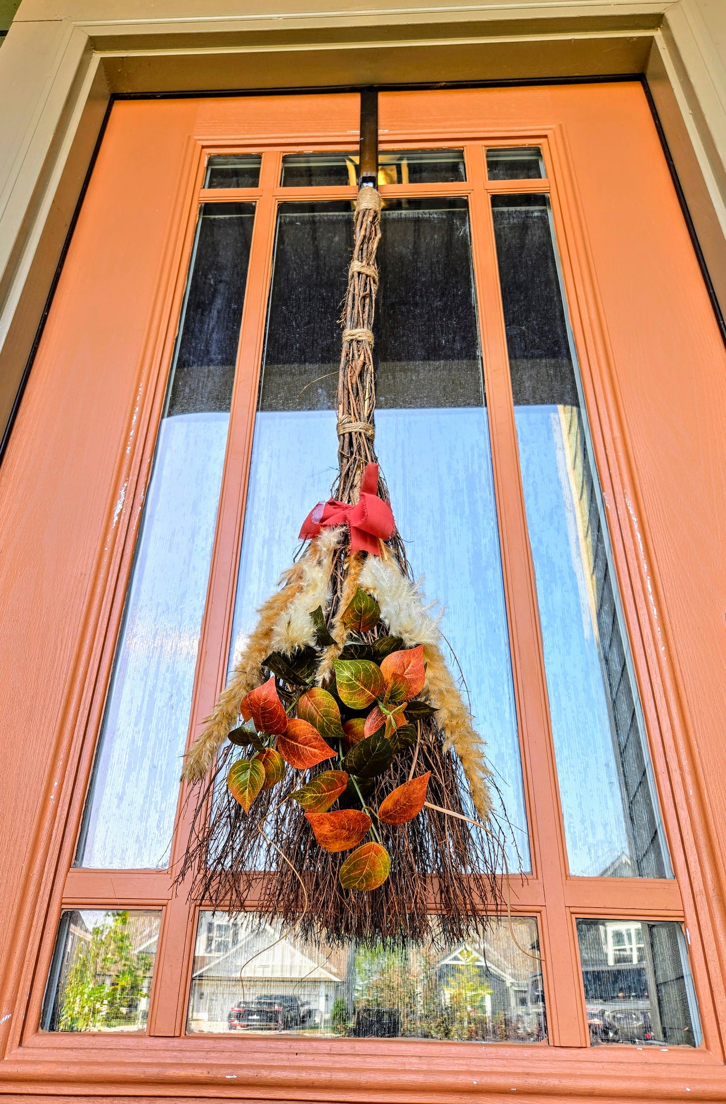 Fall Wreath Witches Broom