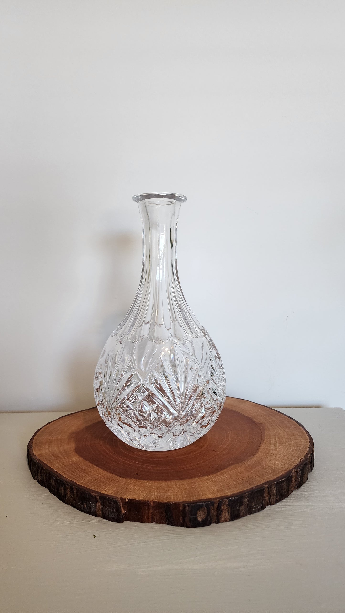 Plant Base Large- Crystal Antique Decanter